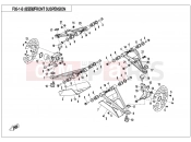 CFMOTO 2017 ATV CFORCE 800 (CF800ATR-2) FRONT SUSPENSION(ALUM) - F05-1-B