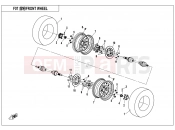 CFMOTO 2017 ATV CFORCE 800 (CF800ATR-2) FRONT WHEEL - F07