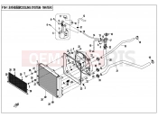 CFMOTO 2017 ATV CFORCE 800 (CF800ATR-2) COOLING SYSTEM(WATER) - F18-1
