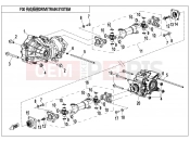 CFMOTO 2017 ATV CFORCE 800 (CF800ATR-2) DRIVETRAIN SYSTEM - F30