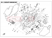 CFMOTO 2017 ATV CFORCE 800 (CF800ATR-2) LEFT CRANKCASE ASSY - E01-1
