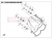 CFMOTO 2017 ATV CFORCE 800 (CF800ATR-2) CYLINDER HEAD COVER ASSY - E02-1