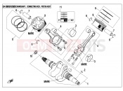 CFMOTO 2017 ATV CFORCE 800 (CF800ATR-2) CRANKSHAFT @^ CONNECTING ROD @^ PISTON ASSY - E04