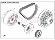 CFMOTO 2017 ATV CFORCE 800 (CF800ATR-2) CLUTCH @^ CVT ASSY - E05