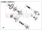 CFMOTO 2017 ATV CFORCE 800 (CF800ATR-2) TRANSMISSION SYSTEM ï¼â ï¼ - E06-1-V2