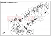 CFMOTO 2017 ATV CFORCE 800 (CF800ATR-2) TRANSMISSION SYSTEMï¼â¡ï¼ - E06-2