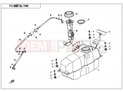 CFMOTO CFORCE 800 (CF800ATR-2) FUEL TANK - F12