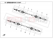 CFMOTO CFORCE 800 (CF800ATR-2) FRONT CV SHAFT - F27