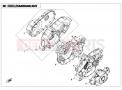 CFMOTO CFORCE 800 (CF800ATR-2) CRANKCASE ASSY - E01