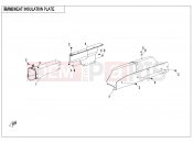 CFMOTO CFORCE 800 (CF800ATR-3) HEAT INSULATION PLATE - F02-2