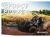 CFMOTO CFORCE 800 (CF800ATR-3) OWNER'S MANUAL - F38