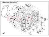 CFMOTO CFORCE 800 (CF800ATR-3) RIGHT CRANKCASE ASSY - E01-2-V3
