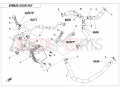 CFMOTO CFORCE 800 (CF800ATR-3) OIL COOLING SYSTEM. - E07-2-V1