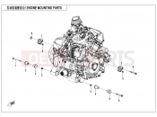CFMOTO CFORCE 800 (CF800ATR-3) ENGINE MOUNTING PARTS - F00-1