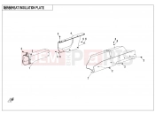 CFMOTO CFORCE 800 (CF800ATR-3) HEAT INSULATION PLATE - F02-2-V2