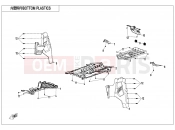 CFMOTO CFORCE 800 (CF800ATR-3) BOTTOM PLASTICS - F04-5
