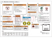 CFMOTO CFORCE 800 (CF800ATR-3) DECAL WARNING - F19-2-V1