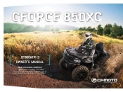 CFMOTO CFORCE 800 (CF800ATR-3) OWNER'S MANUAL - F38-V2