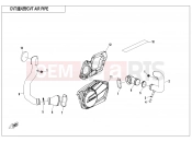 CFMOTO CFORCE 800 (CF800ATR-3) CVT AIR PIPE - F00-2