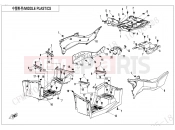 CFMOTO 2023 ATV CFORCE 800 (CF800ATR-3) MIDDLE PLASTICS - F04-3-V3