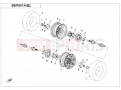 CFMOTO 2023 ATV CFORCE 800 (CF800ATR-3) FRONT WHEEL - F07