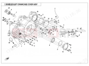 CFMOTO 2023 ATV CFORCE 800 (CF800ATR-3) LEFT CRANKCASE COVER ASSY - E01-4-V3
