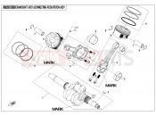 CFMOTO 2023 ATV CFORCE 800 (CF800ATR-3) CRANKSHAFT @^ CONNECTING ROD @^ PISTON ASSY - E04-V3