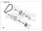 CFMOTO CFORCE 850 (CF800AU-2A) CVT ASSY(EU168 REGULATION@^SPEED LIMITED@^DIE THRUST COLLAR) - E05-D