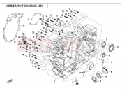 CFMOTO 2018 ATV CFORCE 850 (CF800AU-2A) RIGHT CRANKCASE ASSY - E01-2-V4