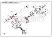 CFMOTO 2018 ATV CFORCE 850 (CF800AU-2A) TRANSMISSION SYSTEM(2) - E06-2-V2