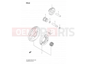 SUZUKI DR-Z250 K7 (2007) (E03,E28,E33) 8 - STARTER CLUTCH