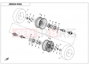 CFMOTO CFORCE 850 (CF800AU-2AF) REAR WHEEL - F11