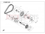CFMOTO CFORCE 850 (CF800AU-2AF) CVT ASSY - E05