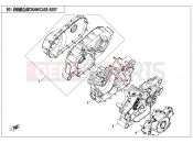 CFMOTO CFORCE 820 (CF800AU-2B) CRANKCASE ASSY. - E01