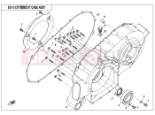 CFMOTO CFORCE 820 (CF800AU-2B) CVT CASE ASSY. - E01-3