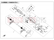 CFMOTO CFORCE 820 (CF800AU-2B) TRANSMISSION SYSTEM(3) - E06-3