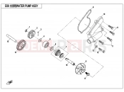 CFMOTO CFORCE 820 (CF800AU-2B) WATER PUMP ASSY. - E08