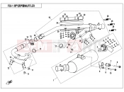 CFMOTO CFORCE 820 (CF800AU-2B) MUFFLER - F02-1