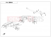 CFMOTO CFORCE 820 (CF800AU-2B) RACK(RECTANGLEï¼REFLECTOR) - F14-2