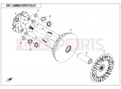CFMOTO CFORCE 820 (CF800AU-2B) DRIVE PULLEY ASSY. - E05-1