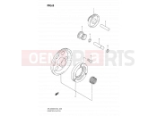 SUZUKI DR-Z250 K7 (2007) (E24) 8 - STARTER CLUTCH