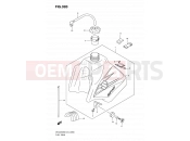 SUZUKI DR-Z250 K7 (2007) (E24) 35B - FUEL TANK (MODEL K9)