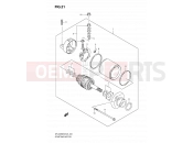 SUZUKI DR-Z250 K7 (2007) (E24) 21 - STARTING MOTOR