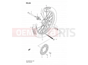 SUZUKI DR-Z250 K7 (2007) (E24) 48 - FRONT WHEEL