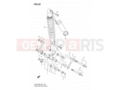 SUZUKI DR-Z250 K7 (2007) (E24) 52 - REAR CUSHION LEVER