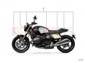 BMW Motorrad BMW 2025 R models R 12 nineT A2 (0N11) The Tracker accessories package EI0027RR