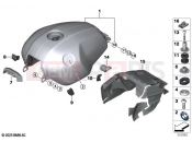 BMW Motorrad BMW 2025 R models R 12 nineT A2 (0N11) Fuel tank