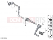 BMW Motorrad BMW 2025 R models R 12 nineT A2 (0N11) External gearshift parts/Shift lever