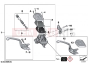 BMW Motorrad BMW 2025 R models R 12 nineT A2 (0N11) Control assembly fitting
