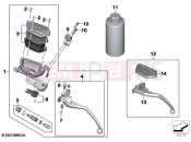 BMW Motorrad BMW 2025 R models R 12 nineT A2 (0N11) Clutch control assembly